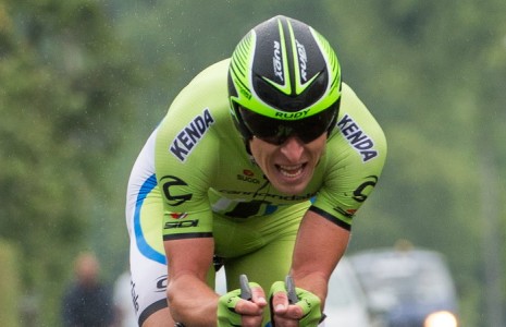 Maciej Bodnar z Cannondale na Tour de France.