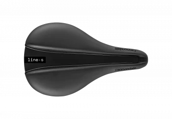 Line S Ti Flat Saddle - Black