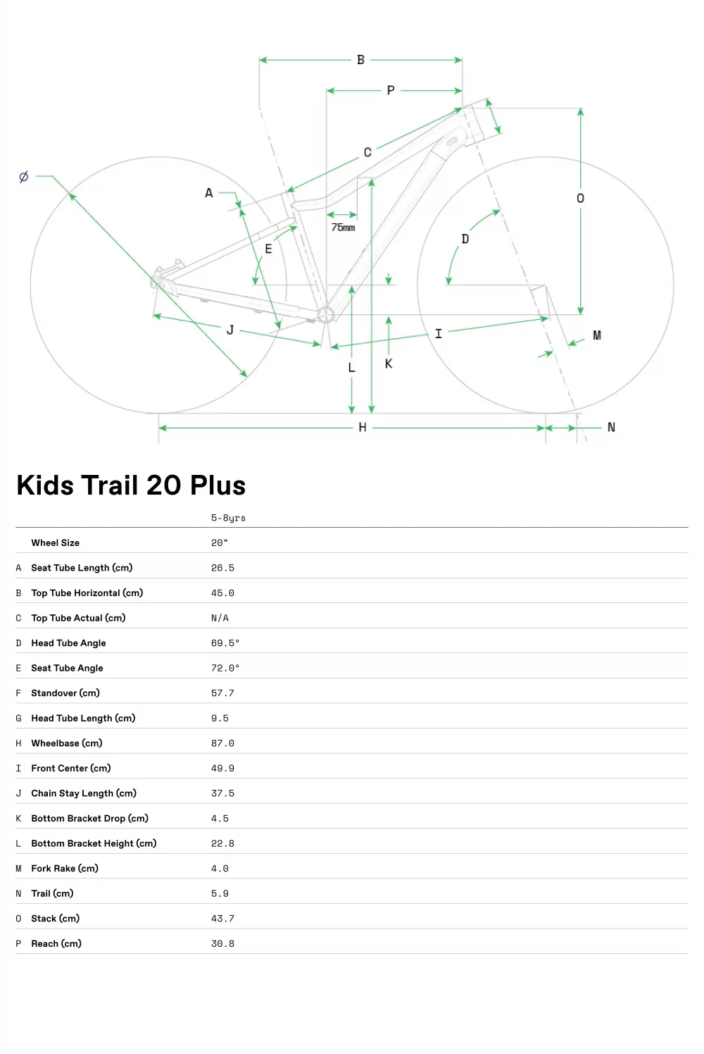 Kids Trail Plus 20 - Geometria