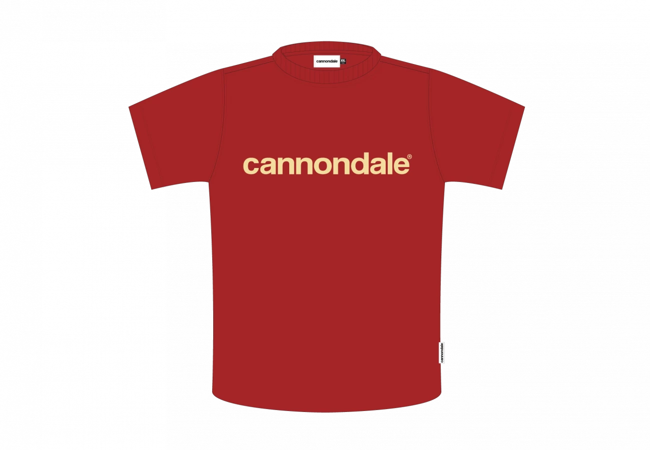 Cannondale T-Shirt Logo - Chilli Powder w Butter