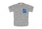 Cannondale T-Shirt Tumble Logo - Heather Gray w Sonic Blue