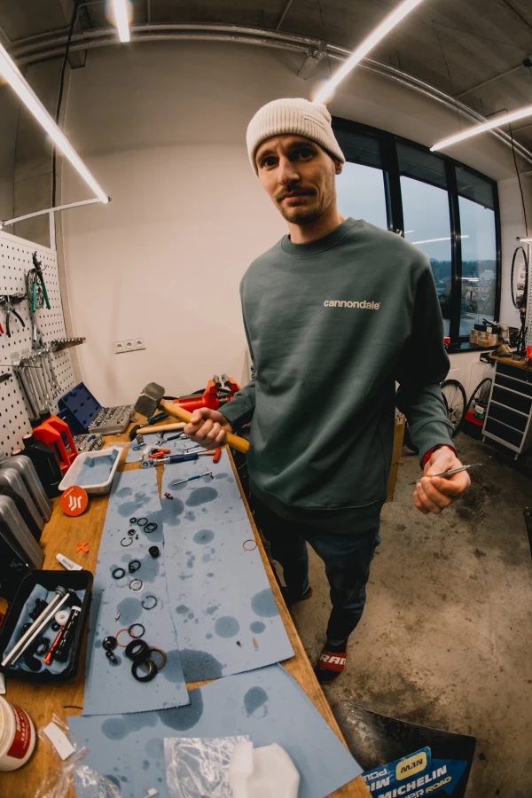 Cannondale Sweatshirt Logo Small - Aloe