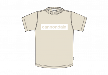 Cannondale T-Shirt Box Logo - Desert Dust